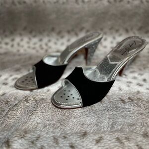 Long Gone Celeste x Evgenia Spring-O-Lator Mules size 39